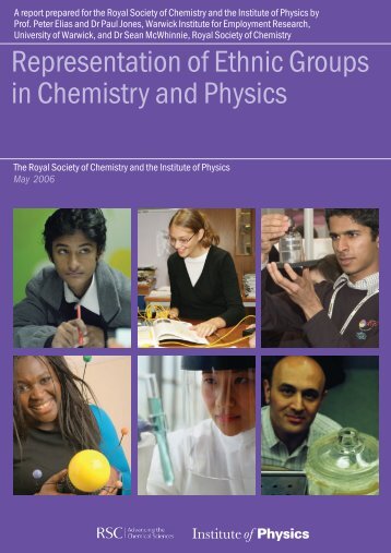 Representation of Ethnic Groups in Chemistry and Physics