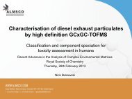 Characterisation of diesel exhaust particulates by high definition ...