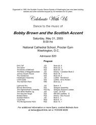 Print Version (PDF) - Scottish Country Dancing in the Washington ...