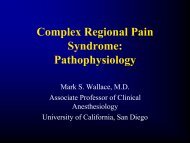 Complex Regional Pain Syndrome - Reflex Sympathetic Dystrophy ...
