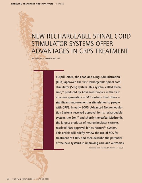 printer-friendly version (PDF) - Reflex Sympathetic Dystrophy ...