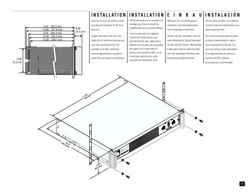 features & setup - R.S. Engineering and Manufacturing