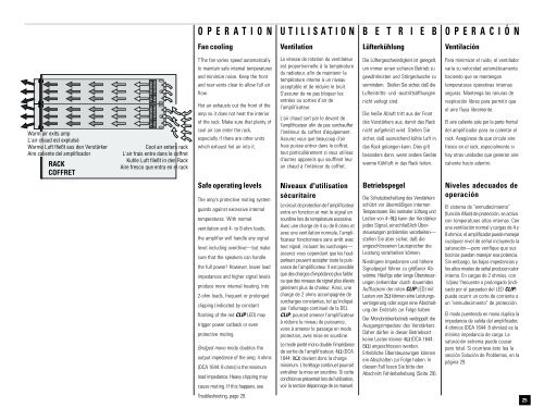 features & setup - R.S. Engineering and Manufacturing