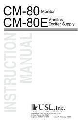 CM-80 Manual - R.S. Engineering and Manufacturing