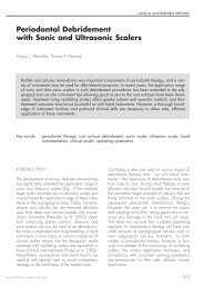 Periodontal Debridement with Sonic and Ultrasonic Scalers