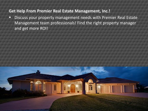 Find Professional Real Estate Property Managers in Kansas City