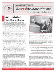 Art Exhibit: - Riverside Industries