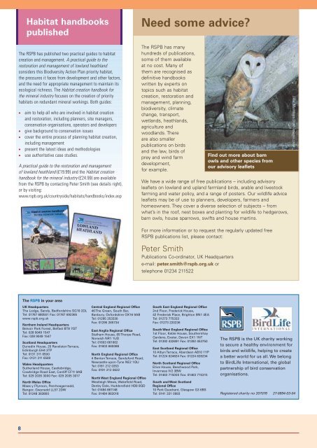 Conservation Planner 20 - RSPB