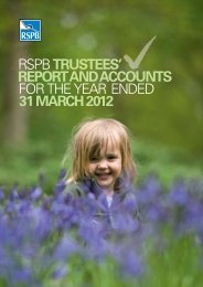 annual report and accounts 2012 - RSPB