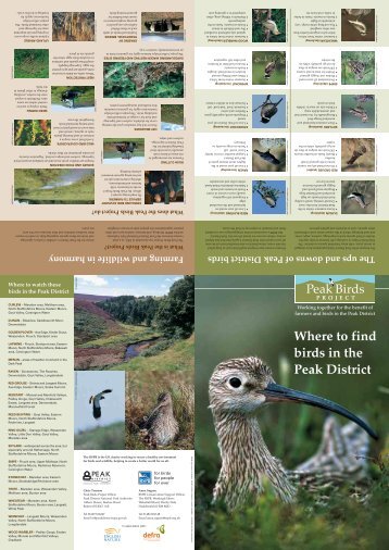 Where to find birds in the Peak District - RSPB