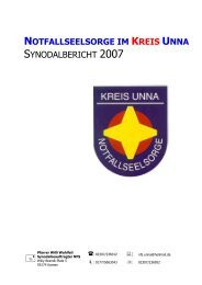 Synodalbericht 2007 - Kirchenkreis Unna