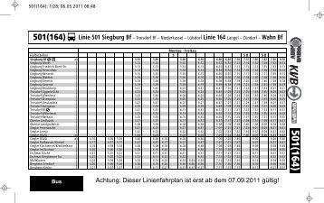 Linie 501 - RSVG