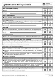 Delivery Checklist - Yacht Delivery Uk