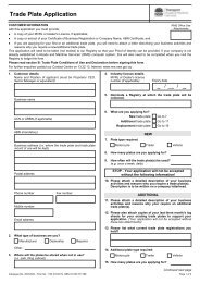 Request for Information' form - RTA