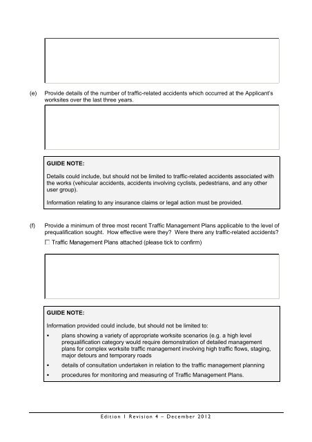 National Prequalification Scheme application form (PDF) - RTA