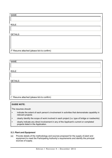 National Prequalification Scheme application form (PDF) - RTA