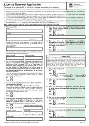 Request for Information' form - RTA