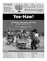 Yee-Haw! - Baltimore Hebrew Congregation