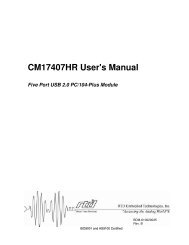 Hardware Manual - RTD Embedded Technologies, Inc.