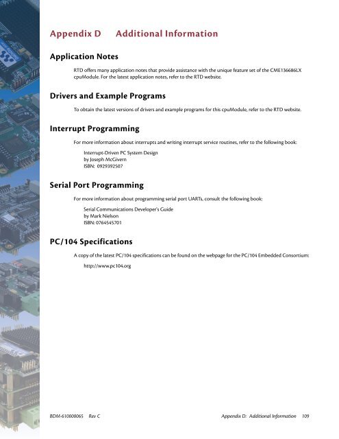 CME136686LX Hardware Manual - RTD Embedded Technologies ...