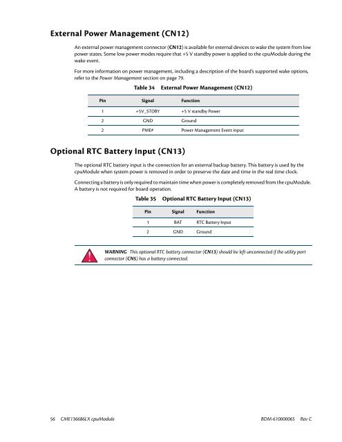 CME136686LX Hardware Manual - RTD Embedded Technologies ...