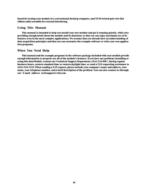 DM6814 Hardware Manual - RTD Embedded Technologies, Inc.