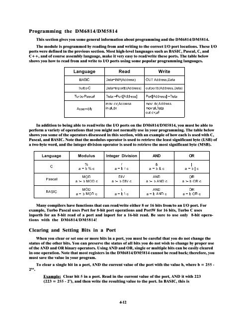 DM6814 Hardware Manual - RTD Embedded Technologies, Inc.