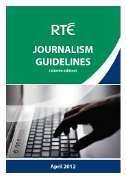 JOURNALISM GUIDELINES - RTÃ