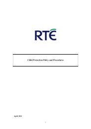 RTÃ Child Protection Policy and Procedures...