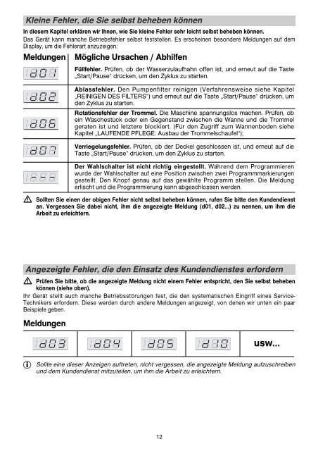 BEDIENUNGSANLEITUNG für WASCHTROCKNER WTT 4535-1