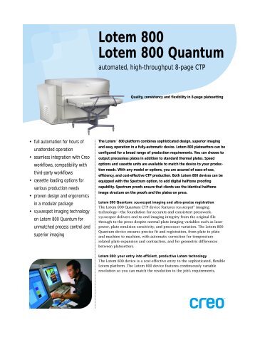 Lotem 800 Lotem 800 Quantum - RTI Global Inc.