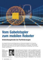 Vom Gabelstapler zum autonomen Roboter - RTS