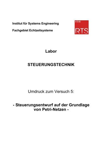 Steuerungsentwurf auf der Grundlage von Petri-Netzen - RTS