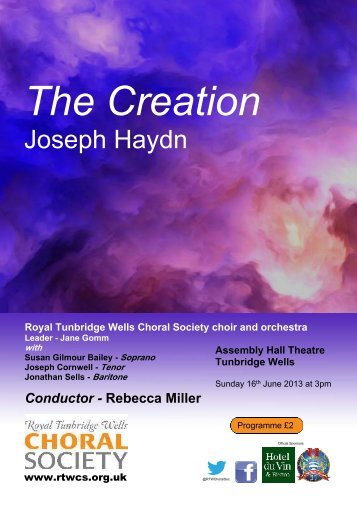 The Creation - Royal Tunbridge Wells Choral Society