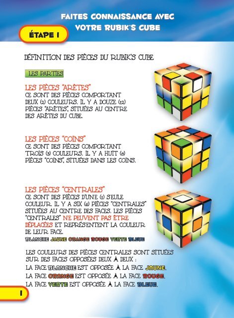 Faites connaissance avec votre Rubik's Cube Ã‰tape 1 Faites ...