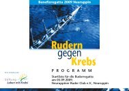 Programmheft Neuruppin 2009 - Rudern gegen Krebs