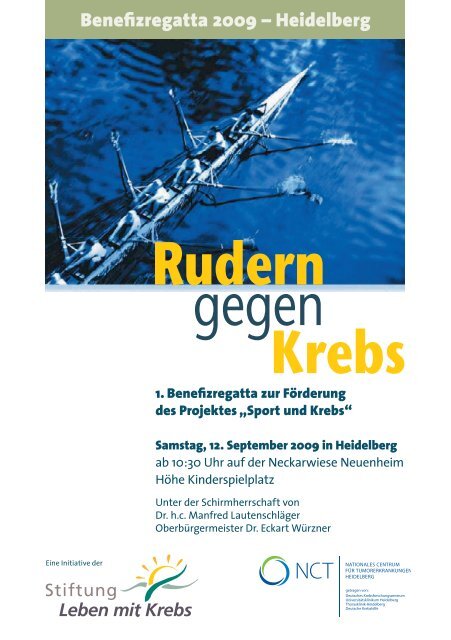 Benefizregatta 2009 â Heidelberg - Rudern gegen Krebs