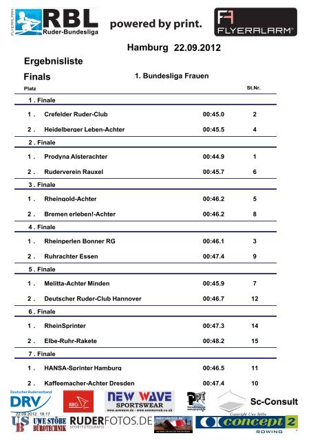 powered by print. - Ruder-Bundesliga