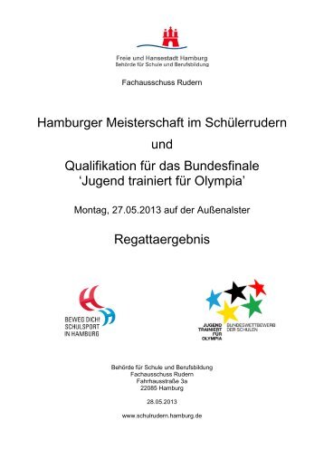 Jugend trainiert fÃ¼r Olympia - Rudern.de