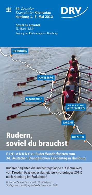Flyer "Rudern, soviel du brauchst" - Rudern.de