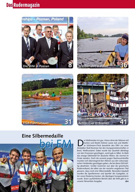 bei EM - Rudermagazin