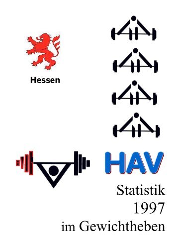 1997 HAV Statistik - Rudi Seidel