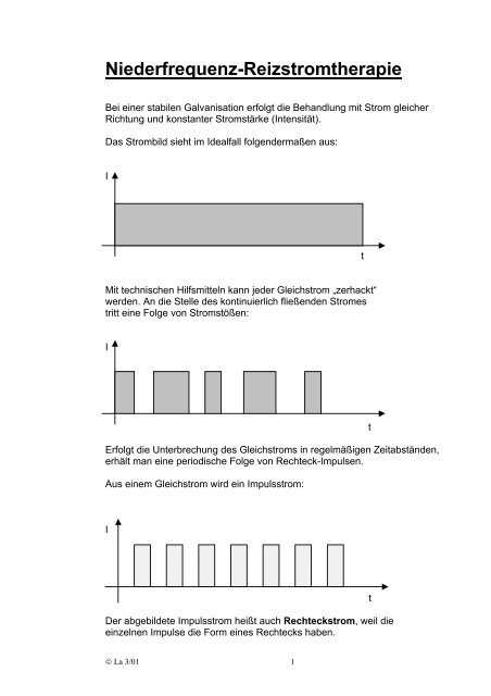 Niederfrequenz-Reizstromtherapie