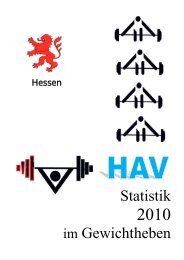 2010 HAV Statistik - Rudi Seidel