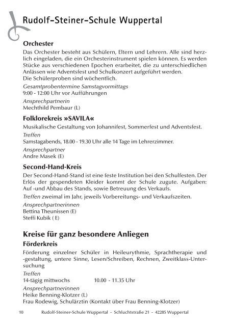 RSS-Navigator 2013/ 2014 - Rudolf Steiner Schule Wuppertal