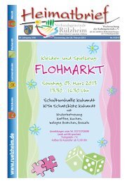 FLOHMARKT - Verbandsgemeinde RÃ¼lzheim