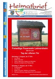 Freiwillige Feuerwehr Leimersheim - Verbandsgemeinde RÃ¼lzheim