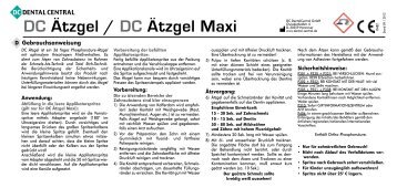 DC Ãtzgel / DC Ãtzgel Maxi - Dental Central