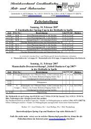 Zeiteinteilung / Startfolge Spring- und Dankern Cup 2007 (pdf-Datei)