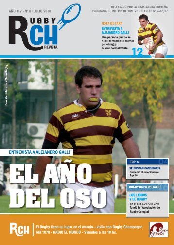 ENTREVISTA A AlEjANdRo GAllI - Rugby Champagne Web